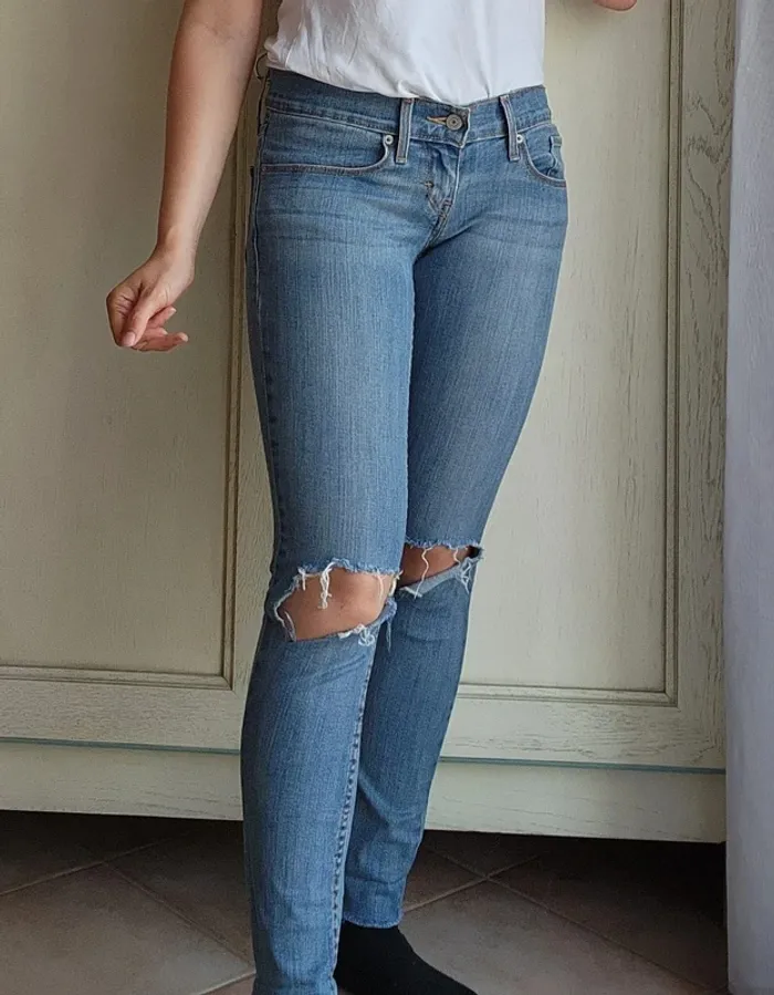 Jean destroy Skinny Levis - photo numéro 3