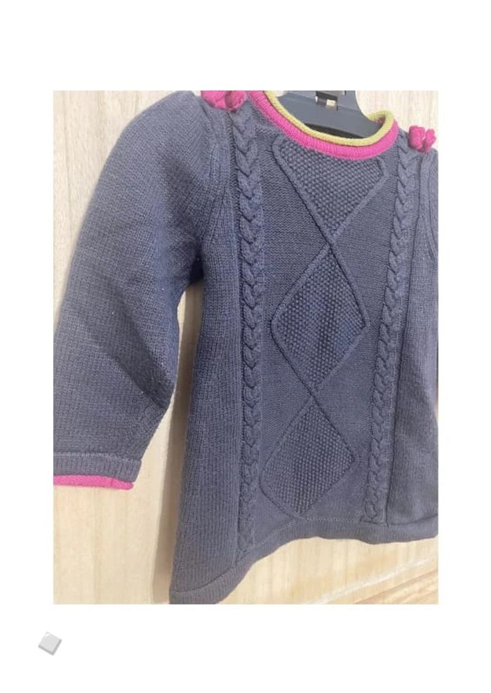 Pull long hiver fille - 6 mois - photo numéro 2