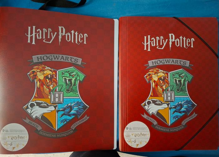 Harry Potter, lot classeur + pochette à rabat