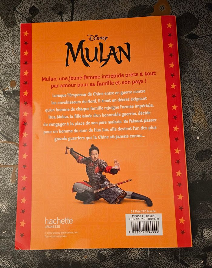 livre Mulan hachette junior - photo numéro 2