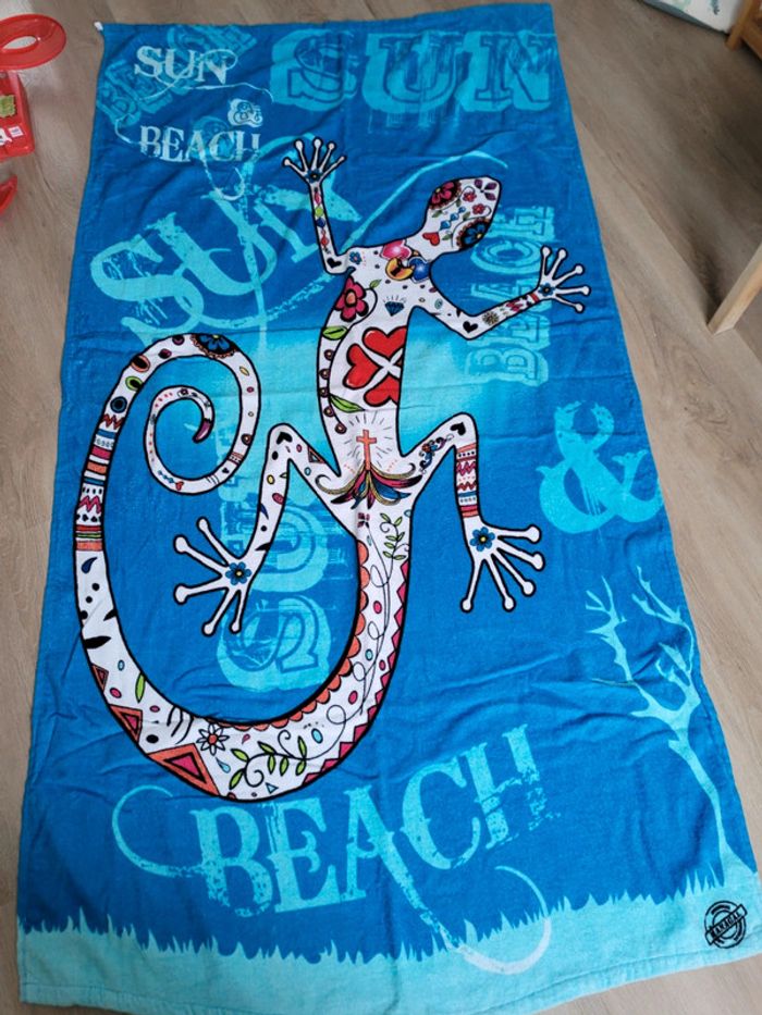 Serviette plage Lézard - photo numéro 2