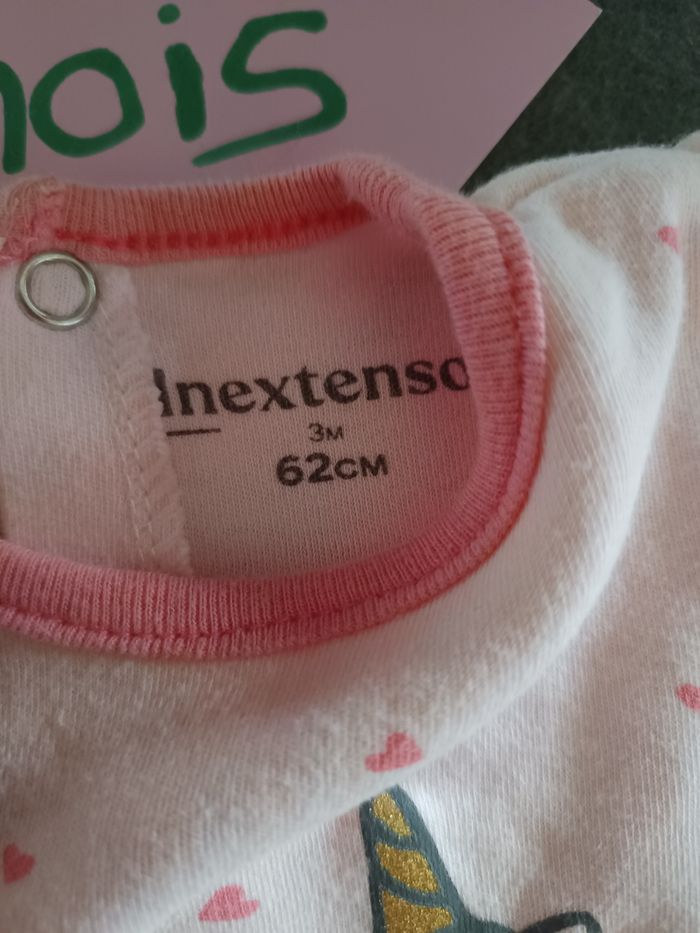 Pyjama licorne 3 mois - photo numéro 3