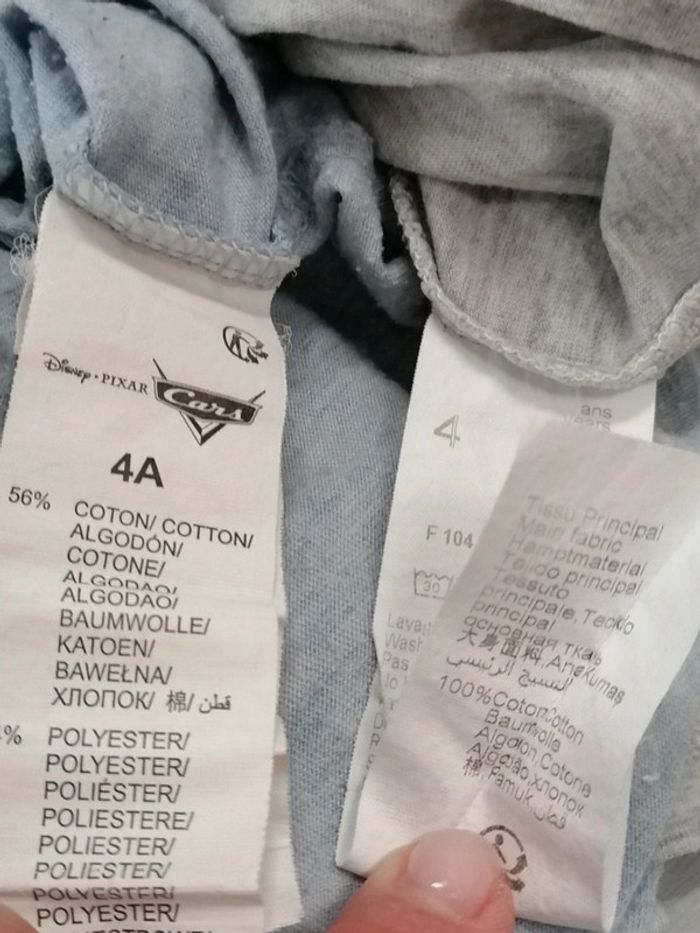 Lot de 2 tee-shirt Ikks Cars 4ans - photo numéro 5