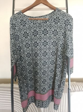 Robe bohème fluide t 38 coton 