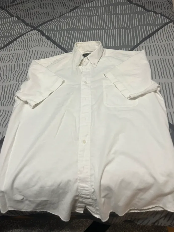 Chemise blanc cassée manche courte - photo numéro 2