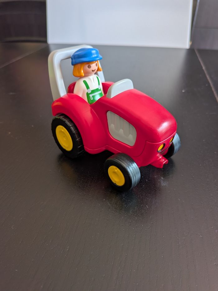 Playmobil 123 tracteur fermière 6796