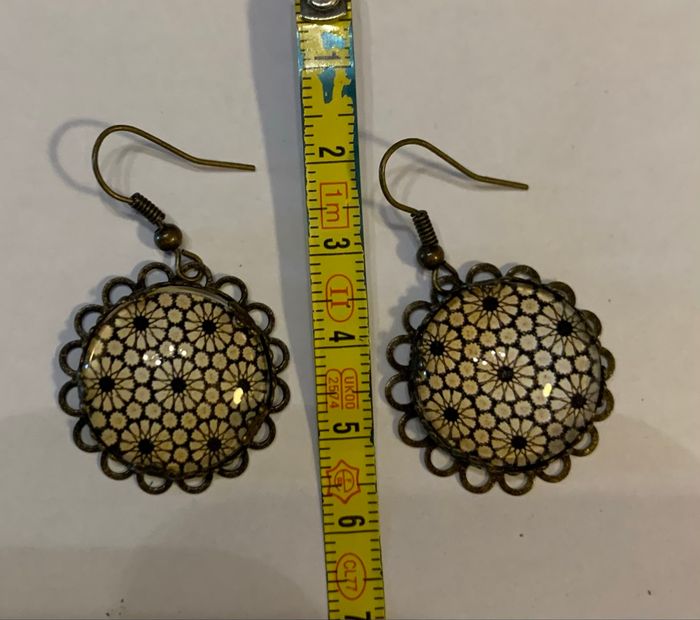 Boucles d’oreilles fleurs - photo numéro 3