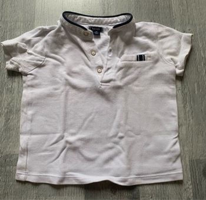 Polo blanc 24 mois