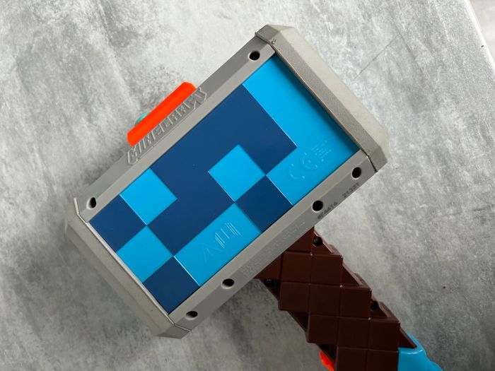 pistolet nerf minecraft marteau - photo numéro 3