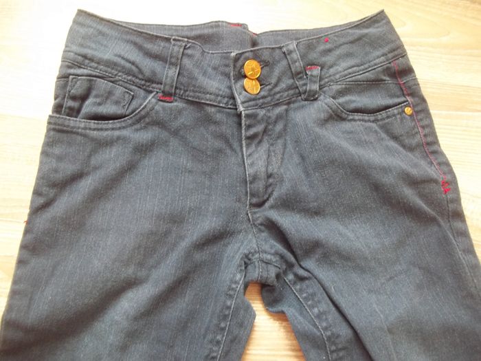 Jean bootcut bleu marine Caprice de Fille 10 ans - photo numéro 2