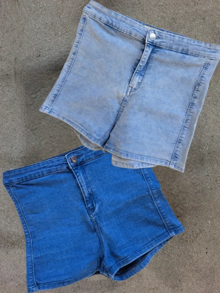 Lot de 2 shorts en jean