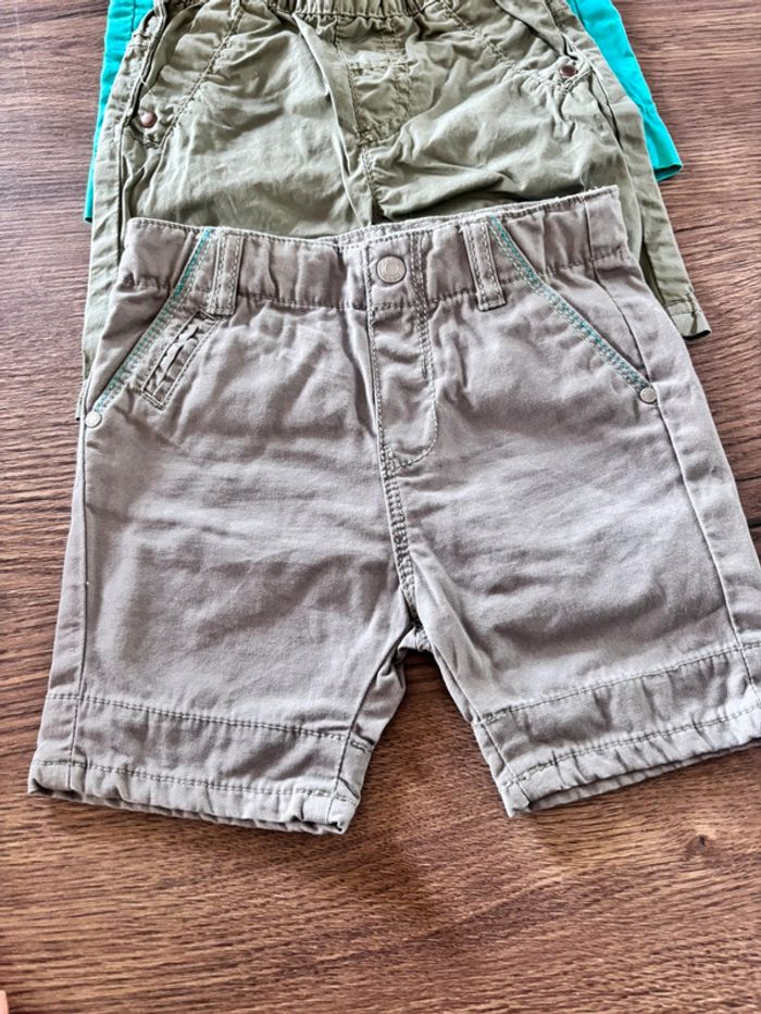 Lot de 3 shorts / bermudas 6 mois - photo numéro 4