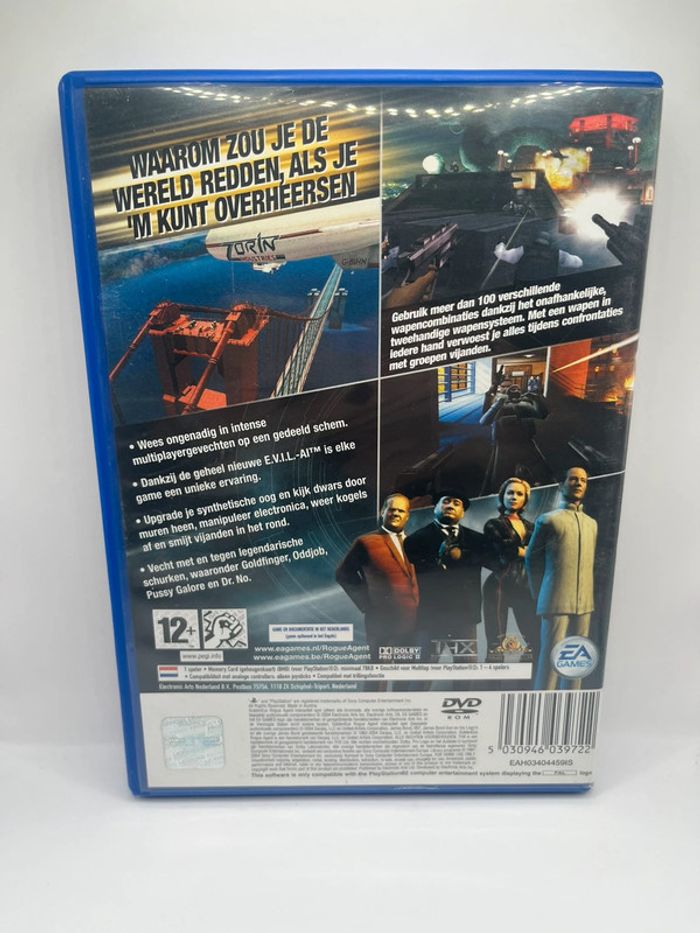 Goldeneye Rogue Agent Jeux PS2 Sony PlayStation 2 - photo numéro 2
