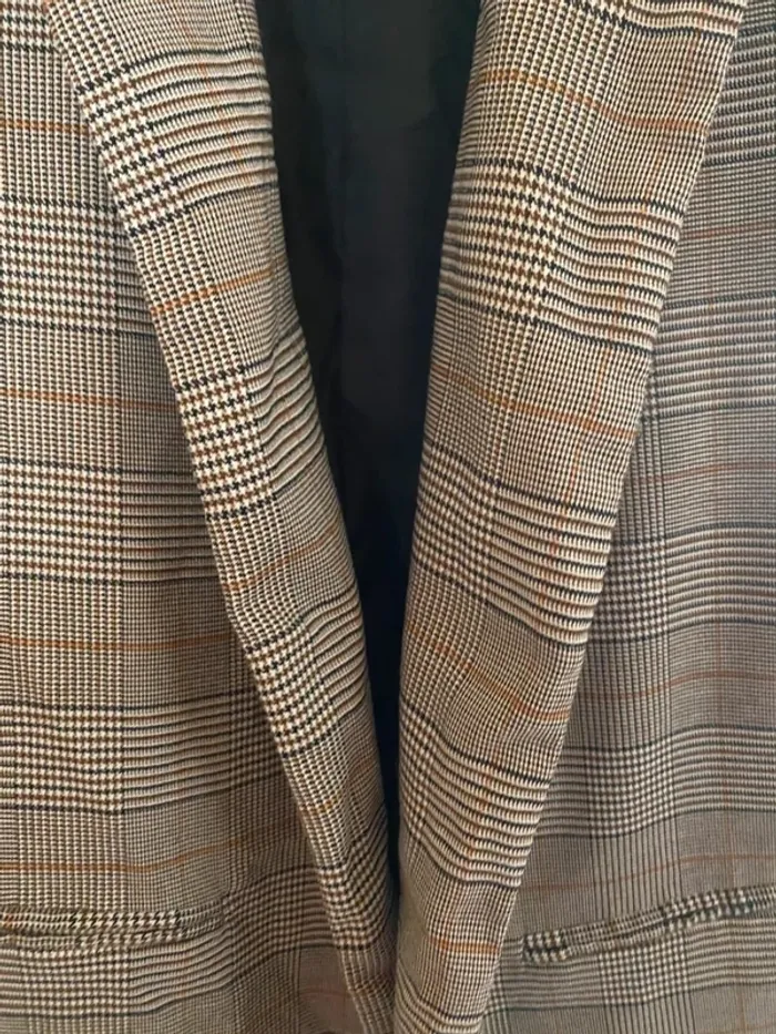 Blazer à carreaux femme – Taille 44 – Élégant & en très bon état 🍂 - photo numéro 5