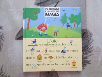 Livre J'apprends à lire avec les images L'oie, le souriceau et le chat