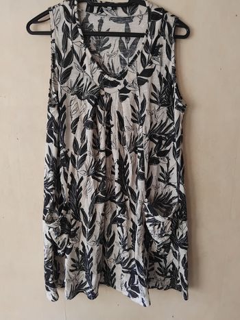 Robe fleur noir