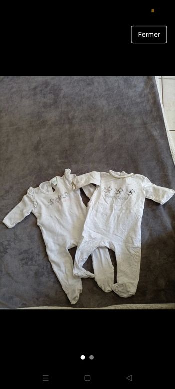 4 pyjamas léger 6 mois