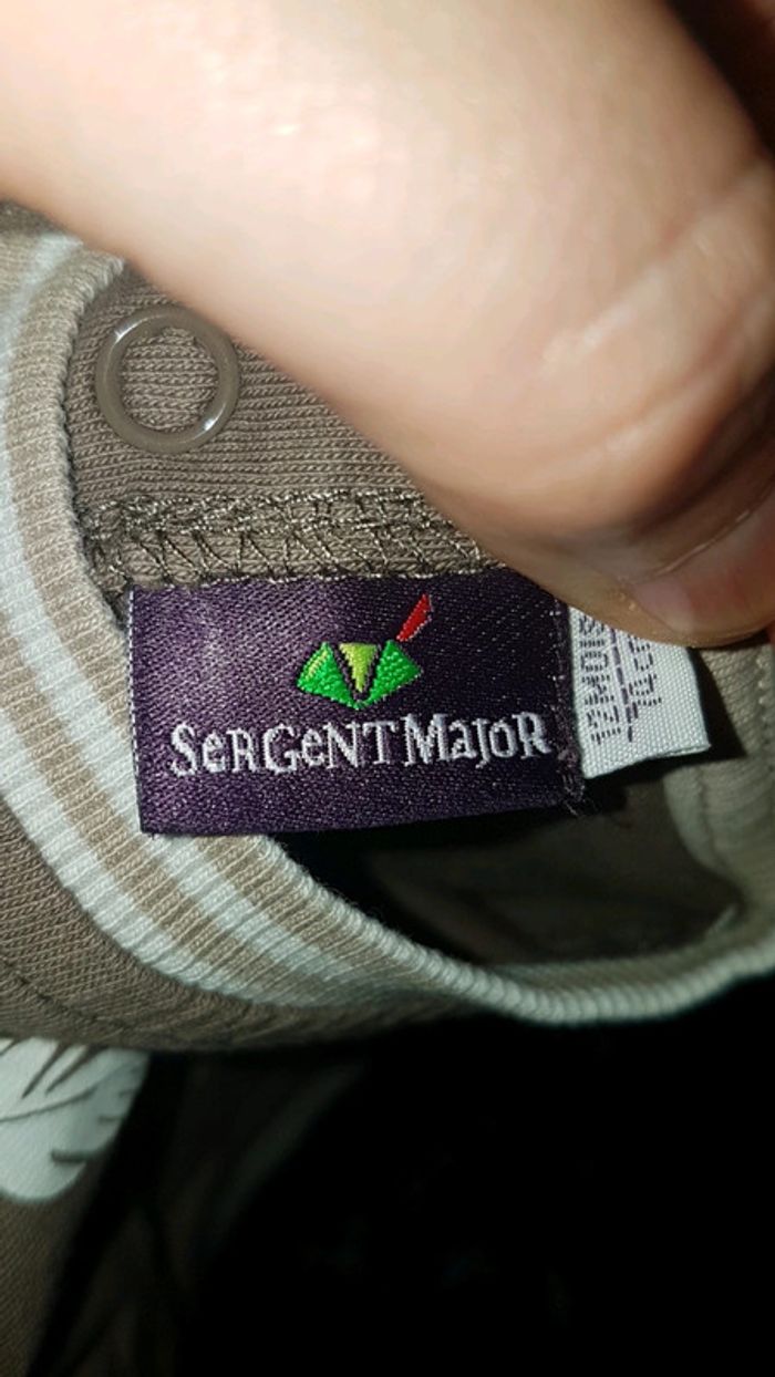 T-tshirt 12mois-74cm sergent major - photo numéro 3