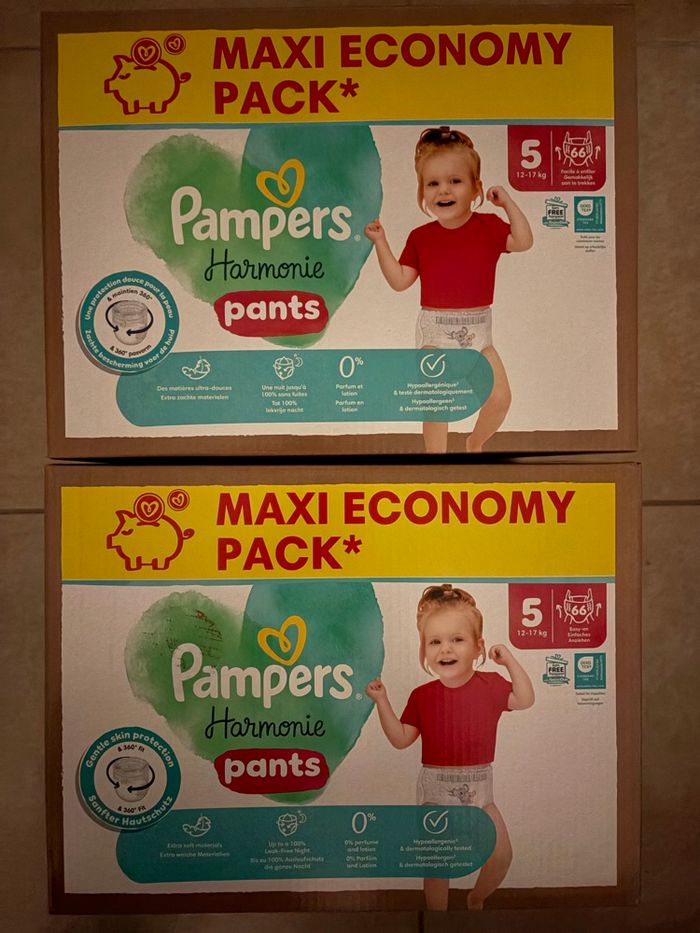 Couches Pampers Harmonie Taille 5 Neuf