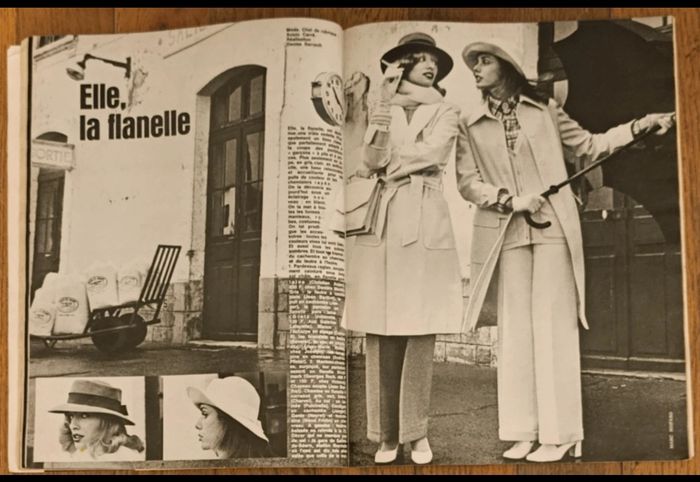Ancien magazine Elle 1972 N°1359 vintage - photo numéro 6