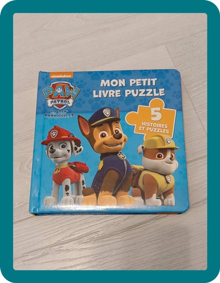 Livre puzzle pat patrouille