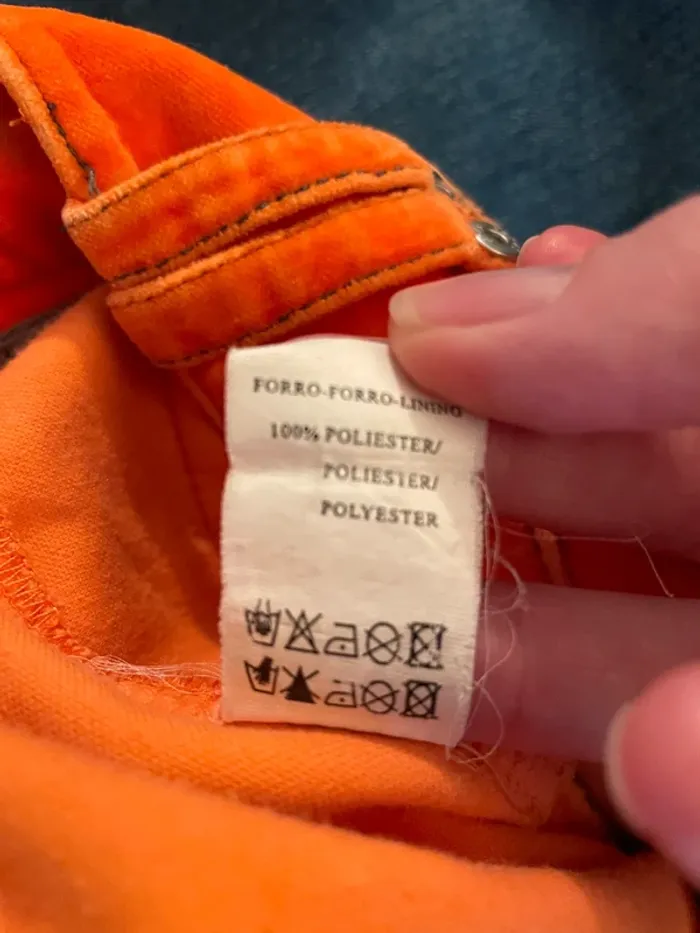 Pantalon façon velours Purification Garcia 38 orange - photo numéro 8