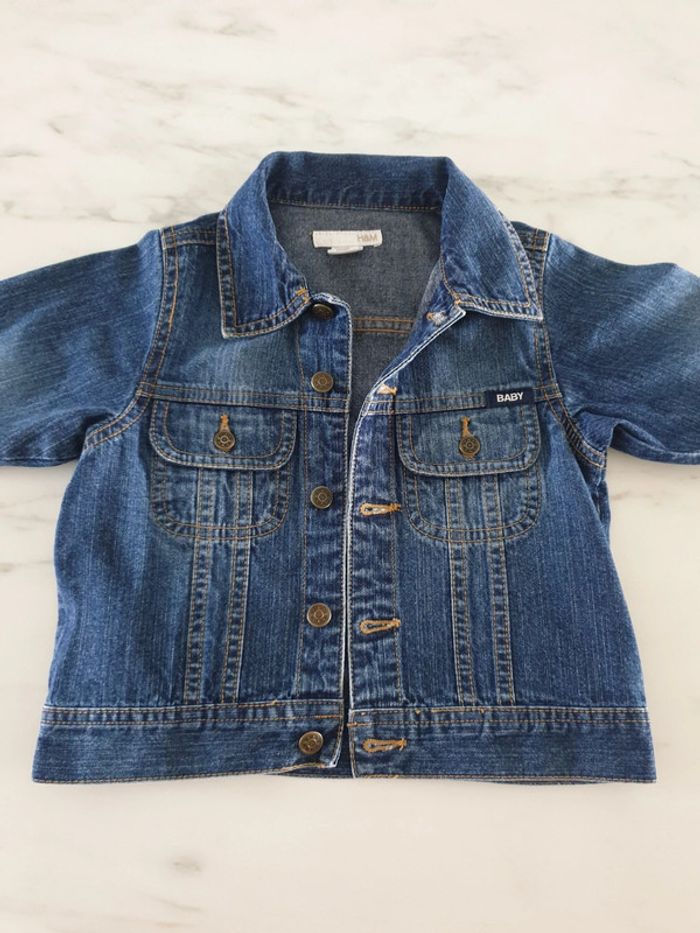 H&M veste en jeans taille 80