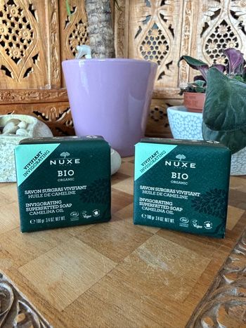 Lot de 2 nuxe bio savons surgras vivifiants
