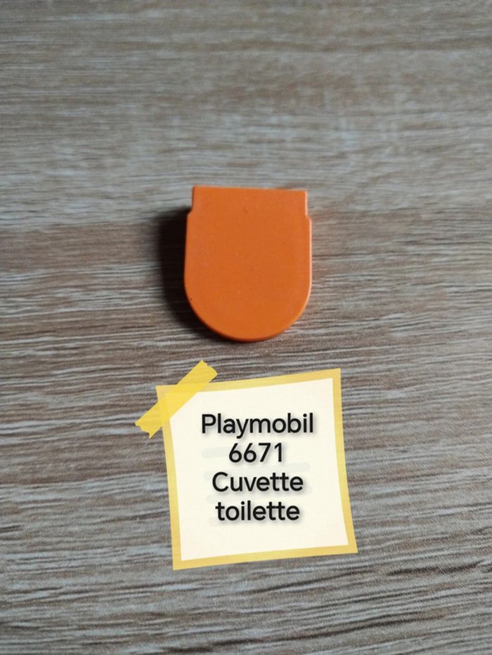 Playmobil 6671 cuvette toilette
