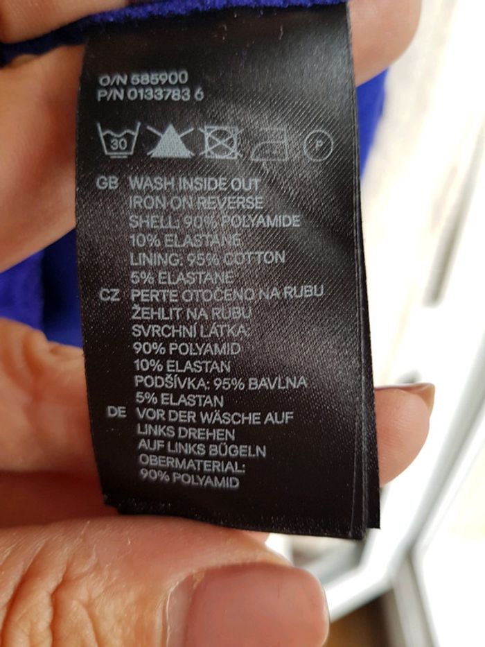 Robe dentelle bleue H&M - photo numéro 3