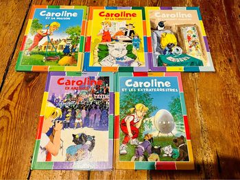 Lot de 5 livres rares Caroline état satisfaisant Pierre Probst Hachette albums