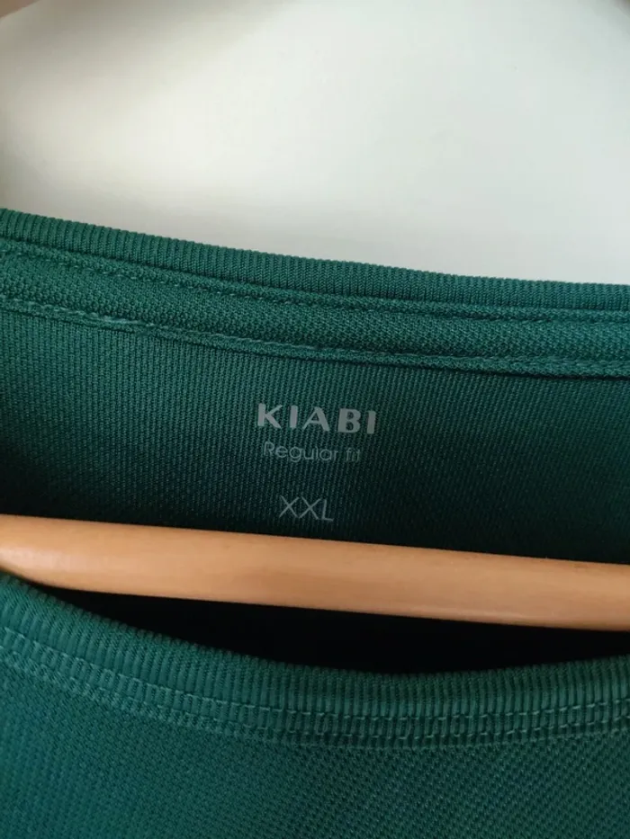 Maillot sport homme Kiabi XXL vert et bleu - photo numéro 3