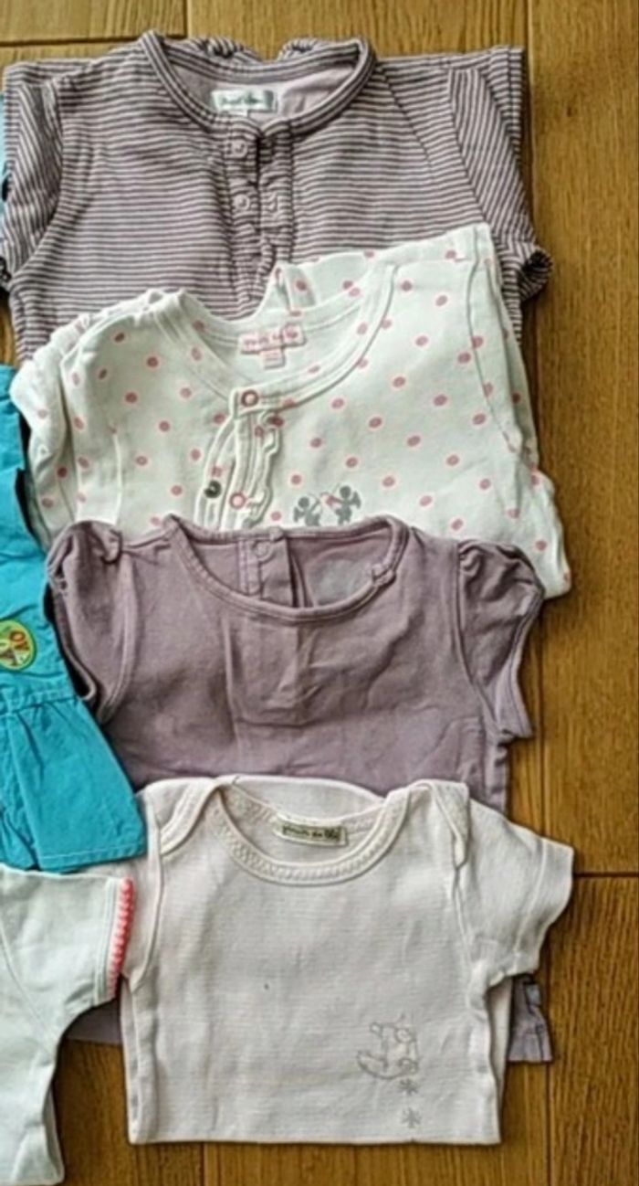 Lot de vêtements été fille 9 mois - photo numéro 4