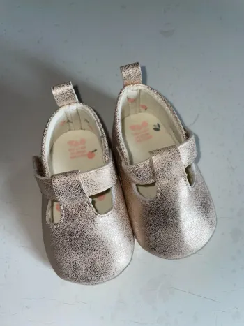 Chaussure rose gold