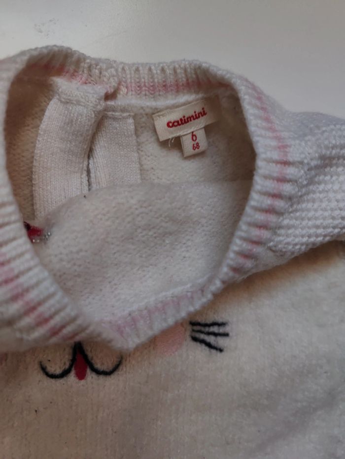 Pull bébé fille Catimini 6 mois - photo numéro 2