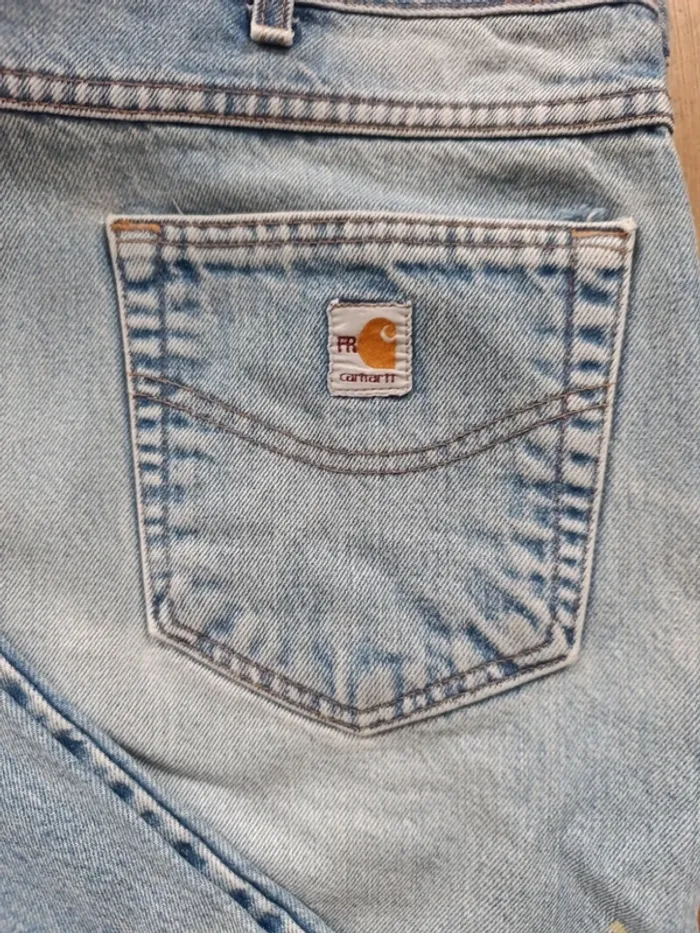 Pantalon jean Carhartt workwear Carpenter flame résistant W42 - photo numéro 5