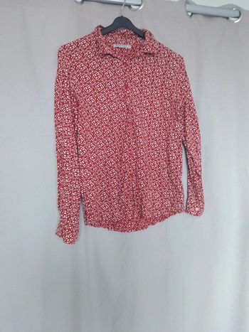 Chemise rouge et blanche taille 40