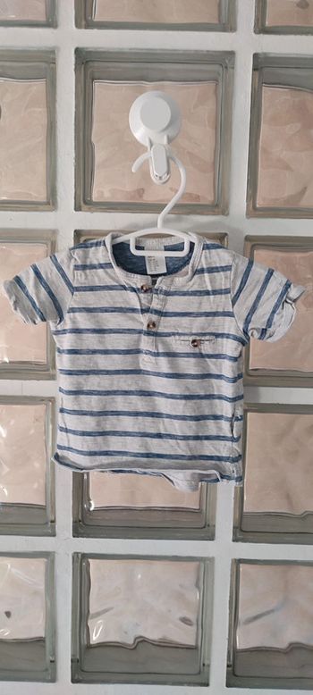 Tee-shirt bébé h&m 4-6 mois