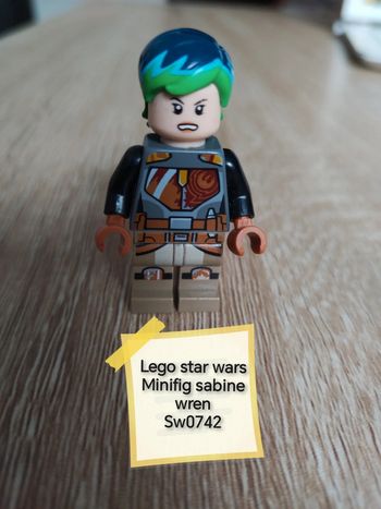 Lego star wars minifig sabine wren sw0742