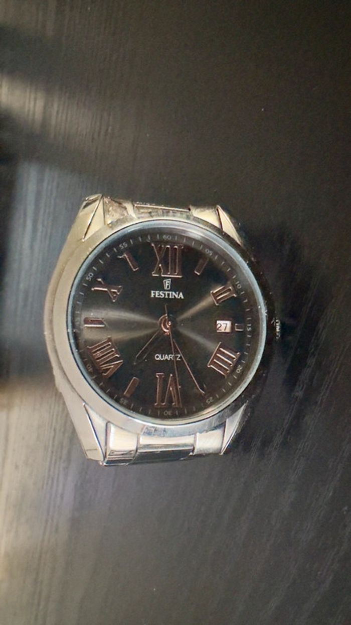 Montre festina gris foncé - photo numéro 4