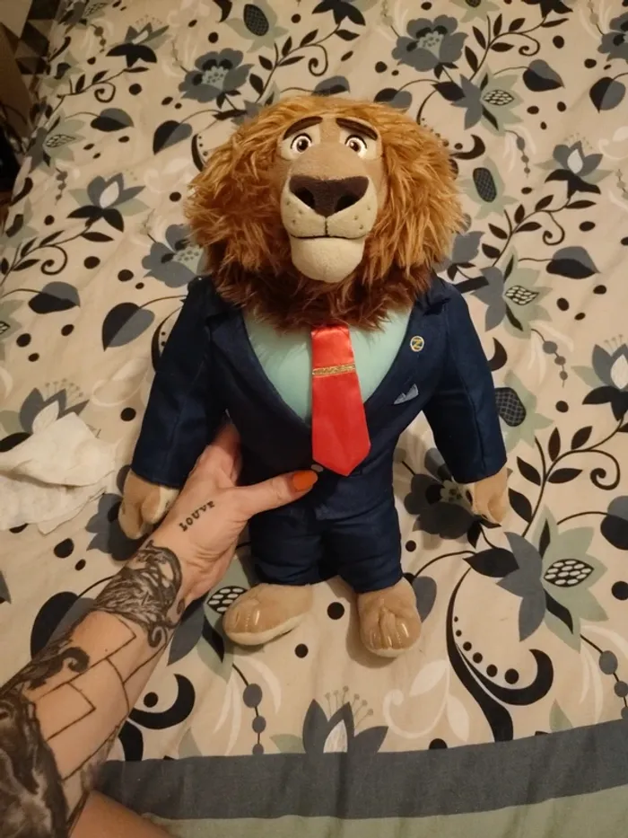 Peluche Maire de Zootopie "Lionheart"