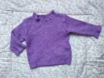 Pull violet Kiabi 6 mois