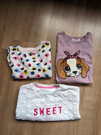 Lot de 3 pull 110/116 -5-6 ans