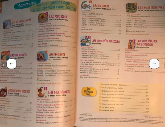 Mandarine - Français CE2 - manuel de élève + guide pédagogique (extrait) - photo numéro 2