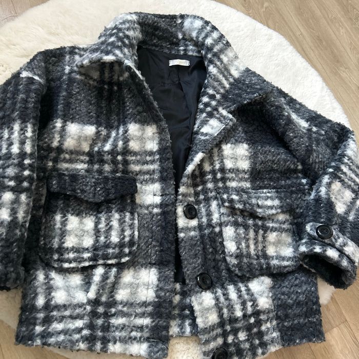 Veste femme à carreaux