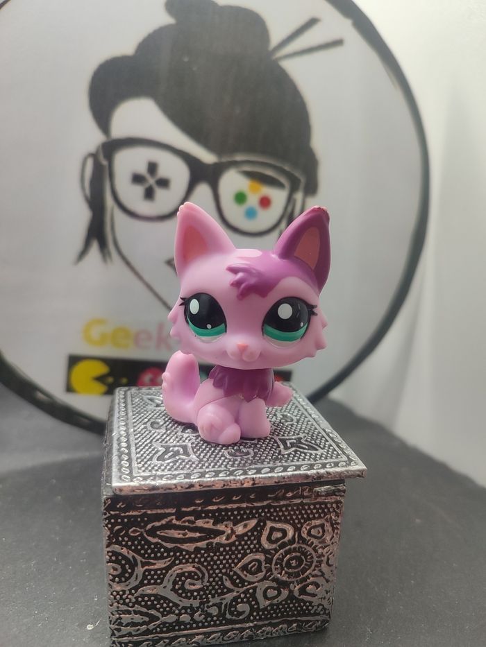 Lps01102 My Littlest Petshop Pet Shop LPS Authentic Chat Cat Persian Persan 2465