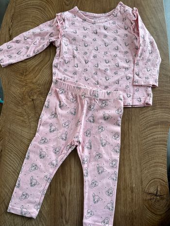 Pyjama été bébé fille Panpan et Bambi