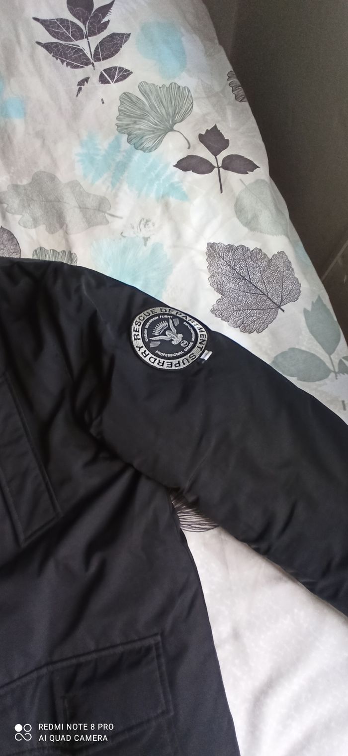 Manteau noir 3 XL superdry - photo numéro 2