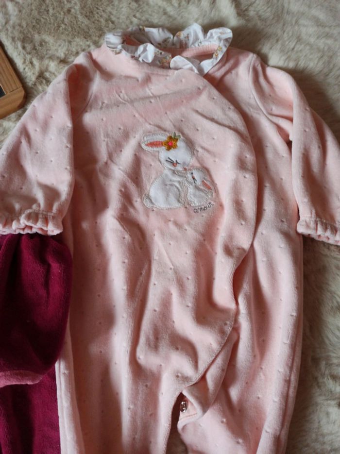 Lot pyjama velours fille - photo numéro 5