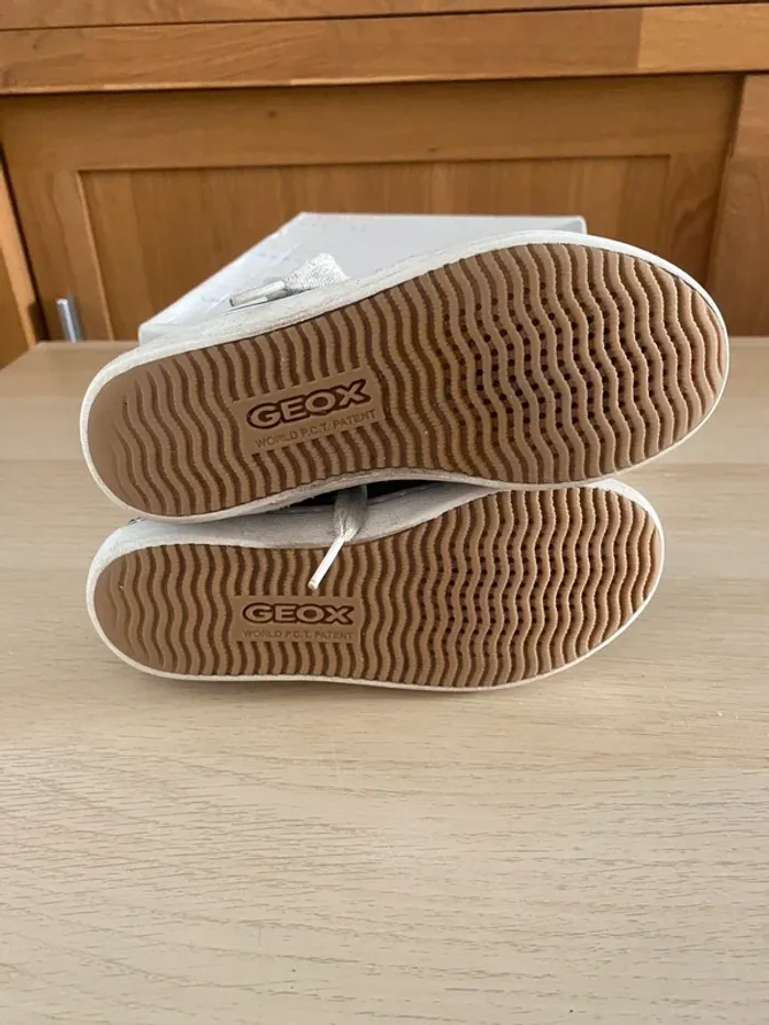 Basket montantes fille Geox jean Lacets pointure 30 - photo numéro 7